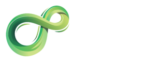 Logo of Whieve Infrastructure featuring a stylized green infinity symbol followed by the word "whieve" in bold letters, and "INFRASTRUCTURE" in smaller capital letters below. The background is black.